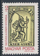 Hungary Ungarn 1982 Mi 3574A YT 2823 SG 3457 ** 100 Jahre Druckerei Kner, Gyoma -  Holzschnitt Lajos Kozma (1884-194 - Autres & Non Classés