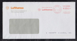 Netherlands 2007 Meter Cover LUFTHANSA Schiphol Airport - Covers & Documents