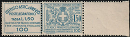 Assicurativi Postetelegrafonici 1,50 Sass 17 Bdf MNH** Cv 375 - Insured