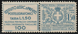 Assicurativi Postetelegrafonici 1,50 Sass 17  MNH** Cv 375 - Insured