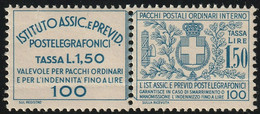 Assicurativi Postetelegrafonici 1,50 Sass 17  MNH** Cv 375 - Assicurati