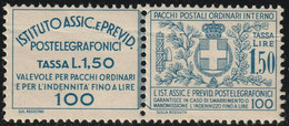 Assicurativi Postetelegrafonici 1,50 Sass 17  MNH** Cv 375 - Versichert