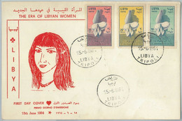 67020 - LIBYA - Postal History -  FDC Cover 1964 - WOMEN - Libya