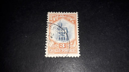 03AL15 SAN MARINO 1929 SOGGETTI VARI LIRE 3 "O" - Gebraucht