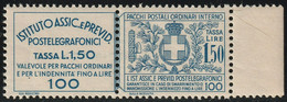 Assicurativi Postetelegrafonici 1,50 Sass 17 Bdf MNH** Cv 375 - Insured