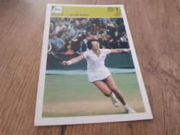 Svijet Sporta Card - Tennis, Billie - Jean King Moffitt     125 - Tennis