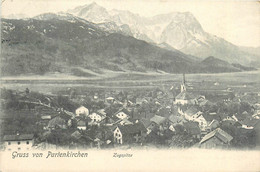 Gruss Von Partenkirchen - Zugspitze - Panorama - Allemagne Germany - Garmisch-Partenkirchen