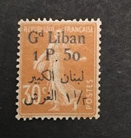 GRAND LIBAN - YT 29 - Neuf Sans Charnière MNH ** - Cote 120E - Bon Centrage - Dent Un Peu Courte Sur La Haut - Unused Stamps