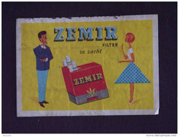 Matchbox Label ZEMIR Filter Sigarette Cigarette Sigaret - Cajas De Cerillas - Etiquetas