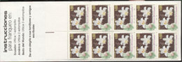 Equador 1990, Flower III, Booklet - Ecuador