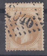 France 1868 Napoleon Yvert#28 Used - 1863-1870 Napoléon III. Laure