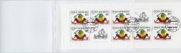 Carnet Feuillet 2004 De 8 Timbres + 2 Coupons Enfants Crapeau YT 372 Oblitéré / Sheetlet Michel H-Blatt 24 (399) - Usados