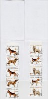 4 Carnets 2001 De 5 Timbres YT C 277 / C 280 Chiens De Race Berger Beagle Terrier/ Booklet Michel MH 94/97 (295/298) - Usati