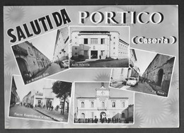 SALUTI DA PORTICO VG. 1960 CASERTA N°D717 ANNULLO GULLER CON SBARRETTE - Caserta