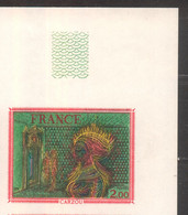 Superbe Coin De Feuille Série Artistique Carzou YT 1900 De 1976 Sans Trace Charnière - Non Classificati