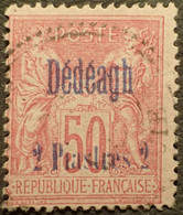 R2245/13 - 1893/1900 - COLONIES FR. - DEDEAGH - N°7 ☉ CàD Perlé - Cote (2017) : 55,00 € - Gebraucht