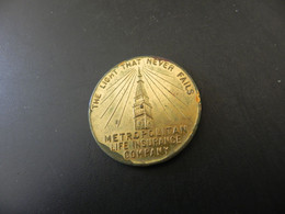 Medaille USA - Metropolitan Life Insurance Exhibit - New York World's Fair - Sin Clasificación