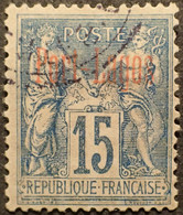 R2245/17 - 1893 - COLONIES FR. - PORT-LAGOS - N°3 ☉ CàD Perlé - Cote (2017) : 80,00 € - Usati