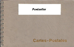 PONTARLIER - Petit Carnet à Spirales Contenant 20 Reproductions De Photos Sur Plaques De Verre. Format CPA. Ch.fer. PLM - Pontarlier