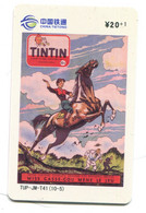 Télécarte China Tietong : Le Journal De Tintin - Stripverhalen