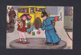 Illustrateur Margret Boriss Un Agent De Police Galant ( Autobus Fillette Cadeaux 51143) - Boriss, Margret