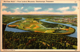 Tennessee Chattanooga Moccasin Bend From Lookout Mountain 1955 - Chattanooga