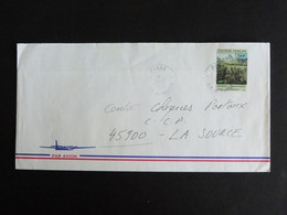 LETTRE POLYNESIE FRANCAISE AVEC YT 375 PLANTATION ANANAS - PIRAE - Storia Postale