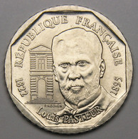 2 Francs Louis Pasteur, 1995, Nickel - V° République - 2 Francs