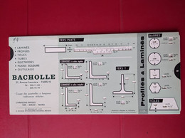 BACHOLLE PRODUIT METALLURGIQUES COUPES DE POUTRELLES A LONGUEUR TOLERANCES REDUITES  PROFILES LAMINES - Sonstige & Ohne Zuordnung