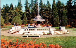 Washington Spokane Manito Park Duncan Gardens Davenport Fountain - Spokane