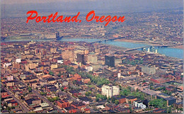 Oregon Portland Aerial View Of The City Of Roses - Portland