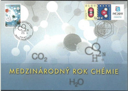 OCB Nr 4096HK Chemie Chimie  Slovensko Herdenkingskaart Carte Souvenir - Lettres & Documents