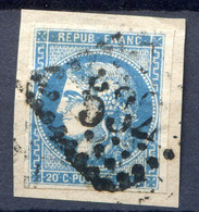 020422///  BORDEAUX  N° 46B  Voir état, Marge, Oblitération  Sur Scan - 1870 Uitgave Van Bordeaux
