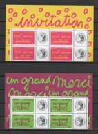 FRANCE - Timbres Personnalisés 2005 "Invitation / Merci" - 2 Hauts De Feuille - Yvert 3760A & 3761A - Nuevos