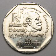 2 Francs René Cassin, 1998, Nickel - V° République - 2 Francs