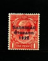 IRELAND/EIRE - 1922  1 D. FREE STATE  MINT  SG 53 - Ongebruikt