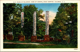 South Carolina Columbia Ruins Of Millwood Home Of General Wade Hampton - Columbia