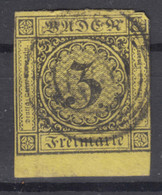 Germany States Baden 1851 Mi#2 Used - Oblitérés