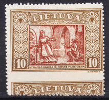Lithuania Litauen 1932 Mi#333 A Perforation Error, Mint Never Hinged - Lithuania