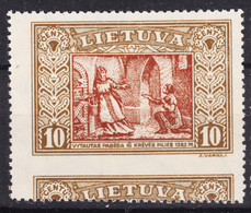 Lithuania Litauen 1932 Mi#333 A Perforation Error, Mint Never Hinged - Lituania