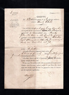 SAINT CLOUD - 1871 - GREFFE Du 13è Conseil De Guerre De La ? Division Militaire Séant à Saint Cloud - Documentos