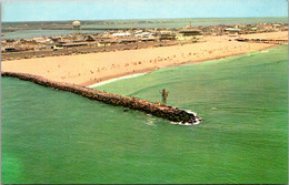 Maryland Ocean City Aerial View Showing Bathing Beach And Fishing Jetty - Ocean City