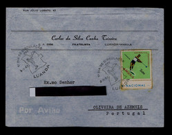 Sp8654 ANGOLA Martial (scarce Item) Fdc 1962 Sports Maps Lançamento Do Martelo Mailed Portugal - Non Classificati