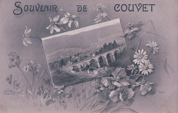 Couvet NE, Souvenir De Couvet, Village, Pont Et Fleurs (28.5.1910) - Couvet