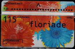 NETHERLANDS 1992 PHONECARD  FLOWERS USED VF!! - Fleurs