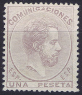 ESPAÑA * 127 Amadeo I. 1 Peseta. Magnífico Ejemplar Y Rarísimo Centraje Lujo. - Unused Stamps