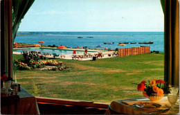 Maine Kennebunkport Shawmut Inn View Through Dining Room Window - Kennebunkport