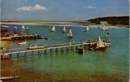 Massachusetts Cape Cod Chatham Sailing Races At Stage Harbour - Cape Cod