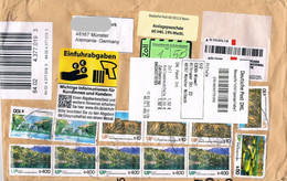 Argentinien Einschreiben Brief Nach Münster - Barcodes - Zollabfertigung, Customs - Storia Postale
