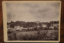 Carte Photo 1890's Le BOURG TIRAGE SUR PAPIER ALBUMINÉ SUPPORT CARTON Format Cabinet CDC - Old (before 1900)